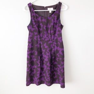 Ann Taylor LOFT Women’s Purple Print Summer Dress